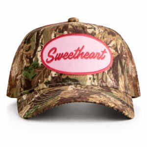 sara michelle winter sweetheart camo hat