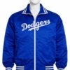 la dodgers 1976 satin player jacket royal
