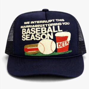 we interrupt this marriage to bring you baseball season hat