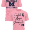 michigan men basketball faith hope strength shirt 2026