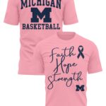 Michigan Men Basketball Faith Hope Strength Shirt 2026