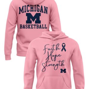Michigan Men Basketball Faith Hope Strength Shirt 2026 5 michigan men basketball faith hope strength shirt 20262