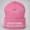 together we are america knit beanie hat3