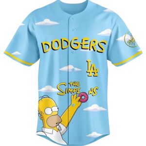 2026 dodgers the simpsons night baseball jersey1