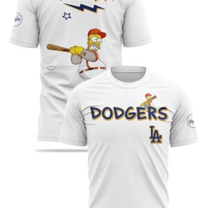 2026 dodgers x the simpsons shirt