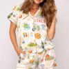 2026 italian vacation silky satin pajama set for women1