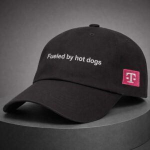 t mobile fueled by hot dogs baseball hat
