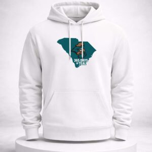 coastal carolina 365 days of teal shirt1