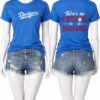 dodgers theres no ctying in baseball shirt1