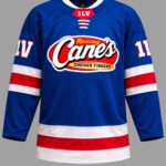Jack Hughes Raising Cane’s Hockey Jersey