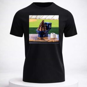 mariners big dumper sundae chocolate ice cream toilet shirt