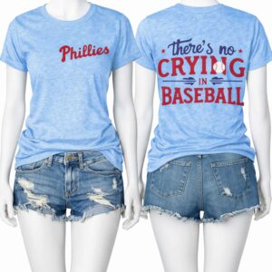 phillies theres no crying in baseball shirt3