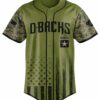 2026 diamondbacks 250th anniversary military appreciation jersey