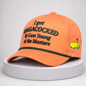 i got magacocked by cam young at the masters hat