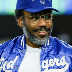 donald glover 2026 dodgers jacket