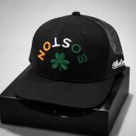 Drake Maye Boston Shamrock Upside Down Hat