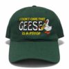 i don't care that geese is a psyop hat