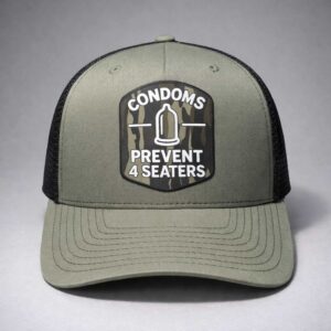condoms prevent 4 seaters trucker hat