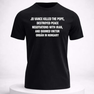 jd vance killed the pope shirt
