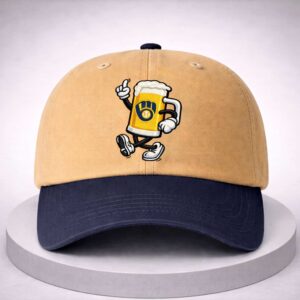 milwaukee brewers beer cartoon 2026 hat
