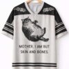 overweight cat and its doting owner mesh jersey
