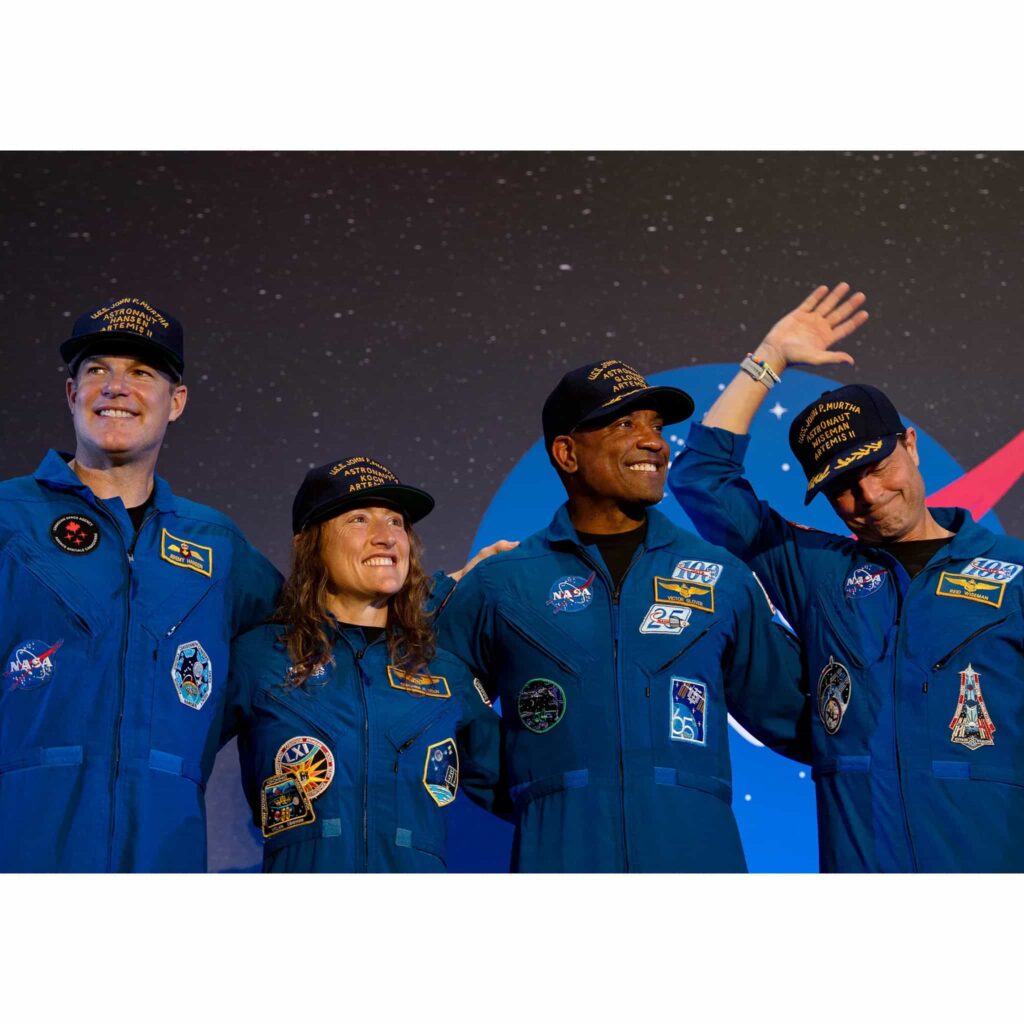 the special hat connected to the artemis ii crews return2