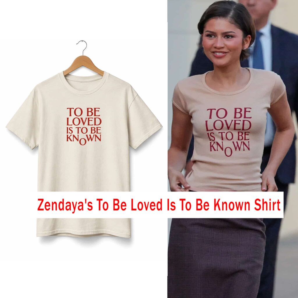 Zendaya Takes the Spotlight at The Grove with Her Meaningful "To Be Loved Is To Be Known" Shirt 3 zendaya takes the spotlight at the grove with her meaningful to be loved is to be known shirt