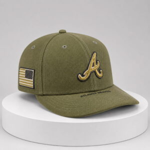 braves armed forces day 2026 green hat