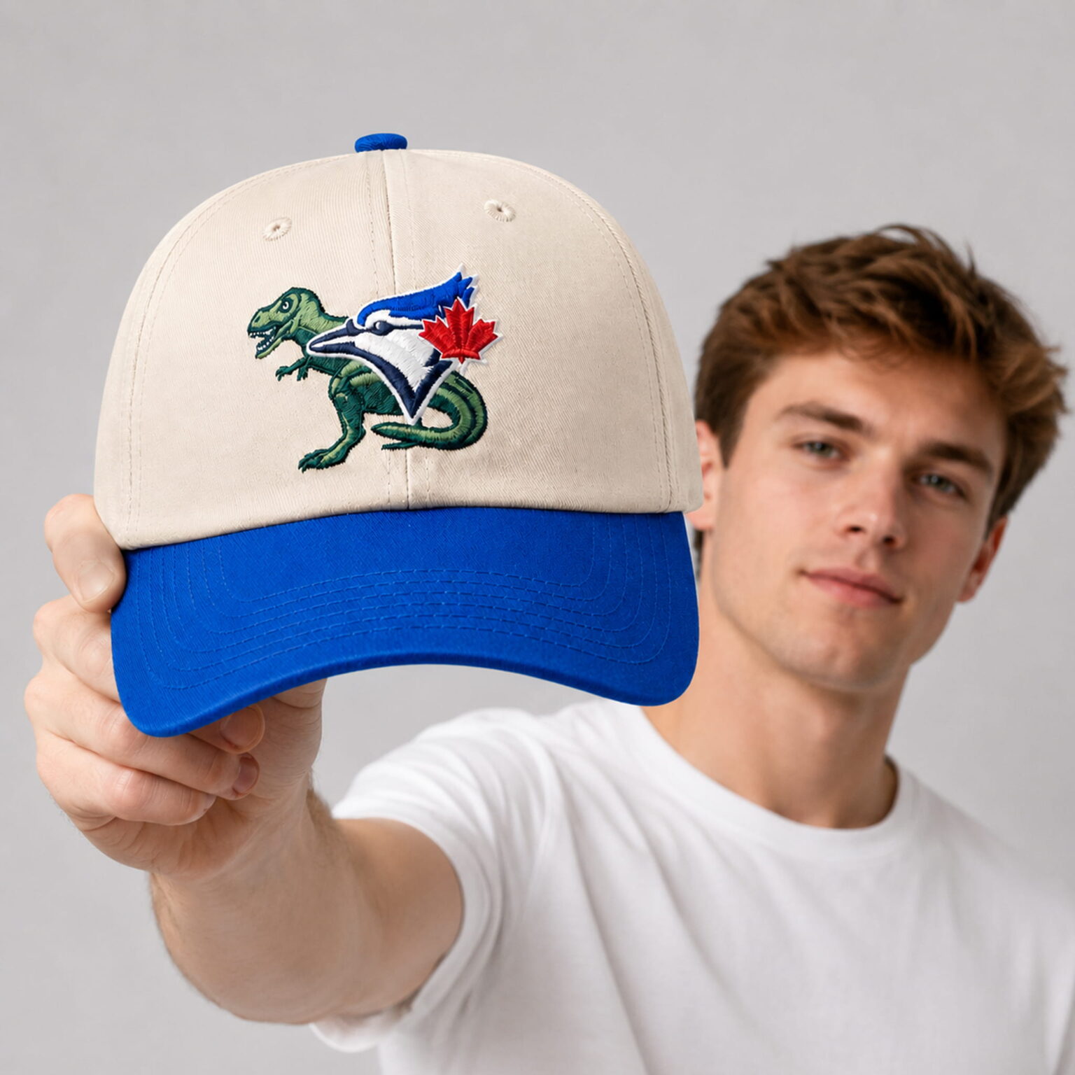 2026 blue jays dinosaur baseball hat2