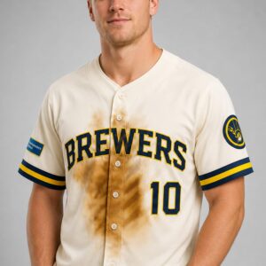 2026 brewers slidin sal frelick jersey giveaway2