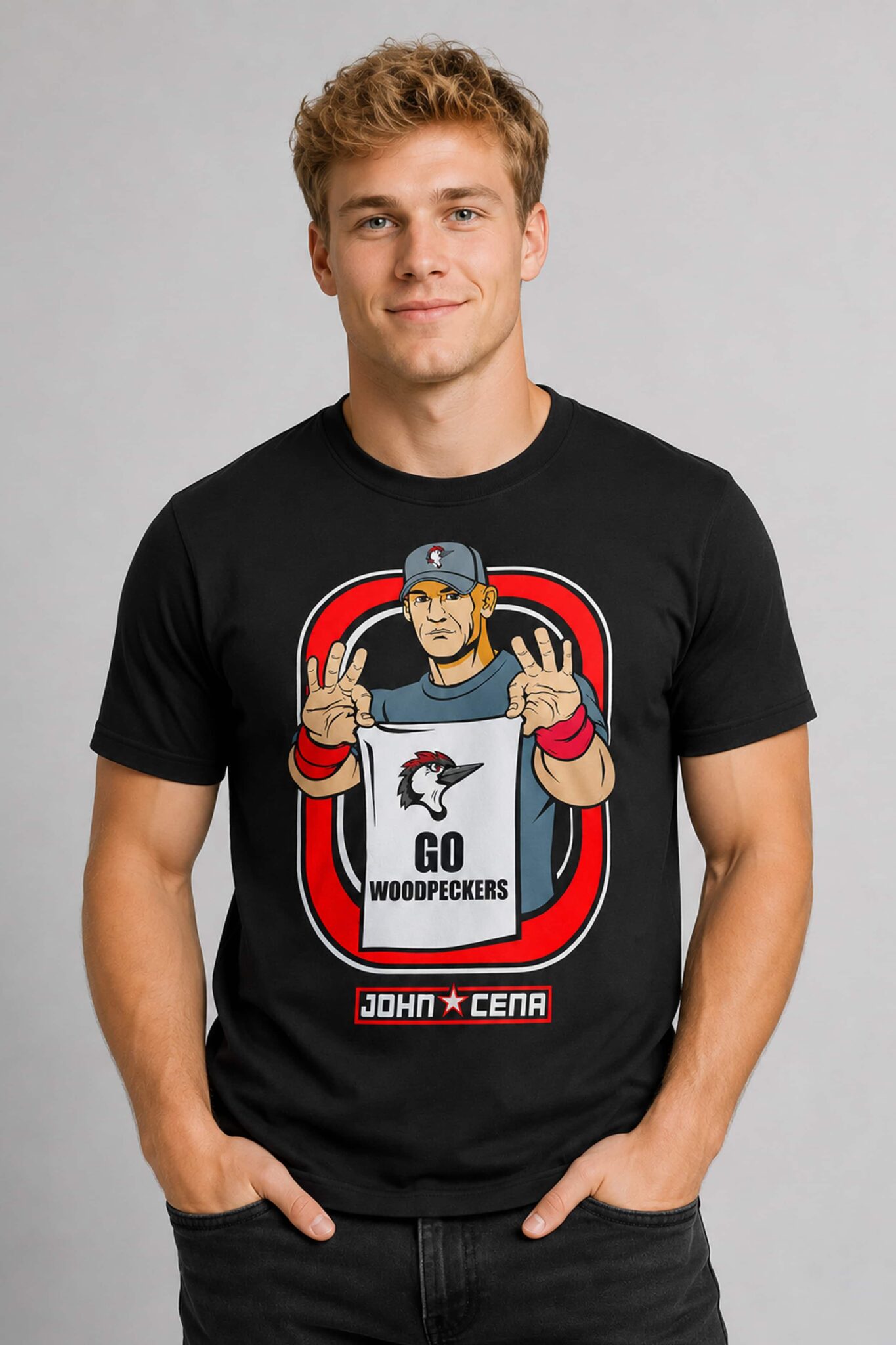 2026 fayetteville woodpeckers john cena the legend shirt2