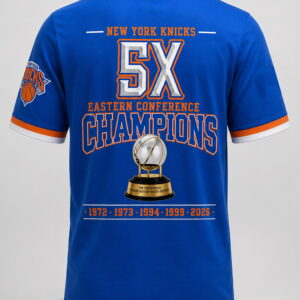 2026 knicks 5x eastern conference champions shirt1