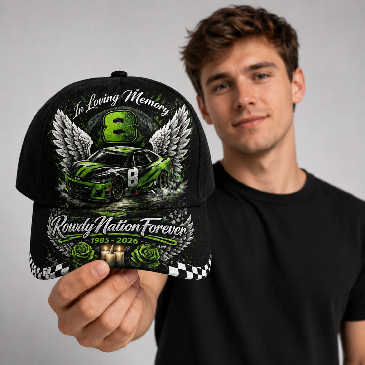 2026 kyle busch in loving memory rowdy nation forever hat2