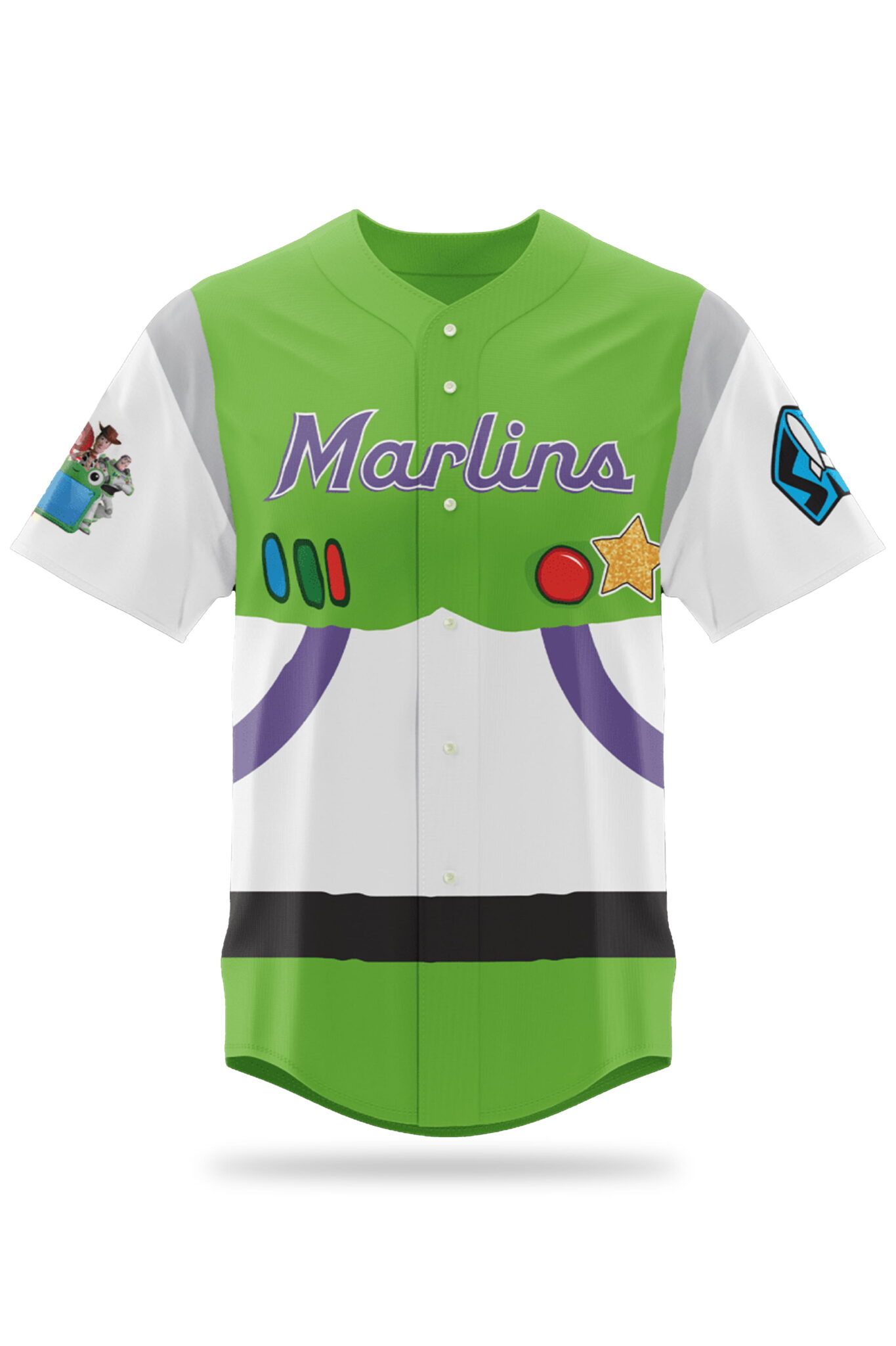 2026 marlins toy story 5 buzz lightyear jersey