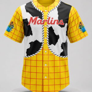 2026 marlins toy story 5 day woody jersey