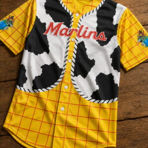 2026 marlins toy story 5 day woody jersey1