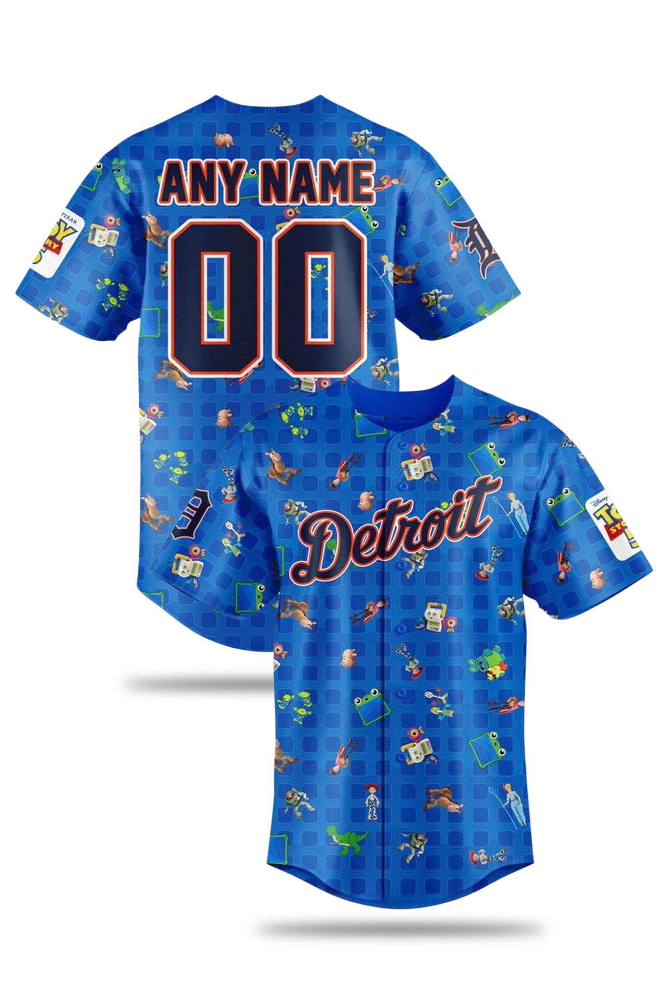 2026 tigers toy story 5 theme night jersey