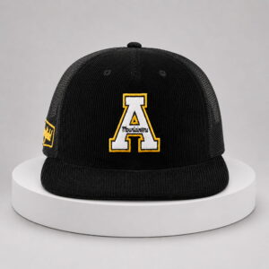 2026 app state mountaineers corduroy trucker hat1