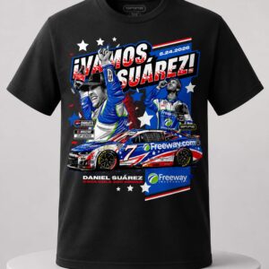 7 daniel suarez freeway insurance 600 win 2026 shirt