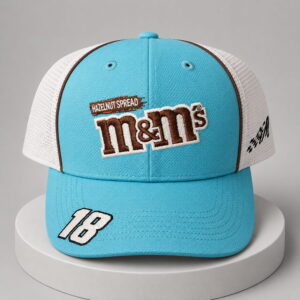 kyle busch 18 hazelnut spread m&ms hat1