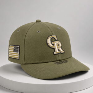 rockies armed forces day 2026 green hat