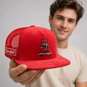 2026 alabama crimson tide corduroy trucker hat1