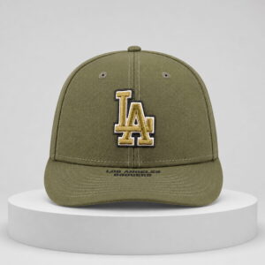 la dodgers armed forces day 2026 green hat1