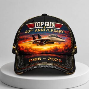 top gun 40th anniversary 1986 2026 retro hat