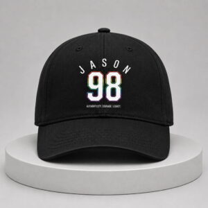 jason 98 basketball commemorative printed hat2