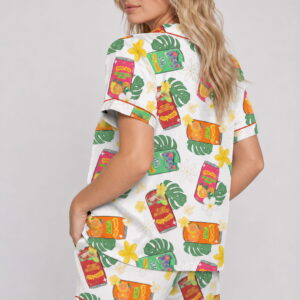 aloha puakenikeni hawaiian juice silky satin pajama set for women2