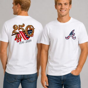 america 250 years 1776 2026 braves shirt2