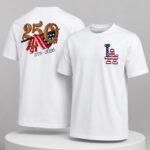 America 250 Years 1776 2026 Dodgers Shirt