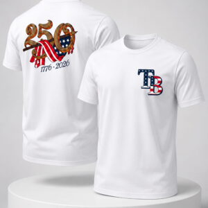 america 250 years 1776 2026 rays shirt