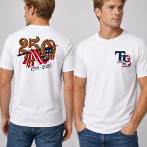 america 250 years 1776 2026 rays shirt3